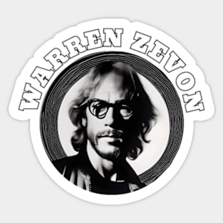 Warren Zevon Sticker